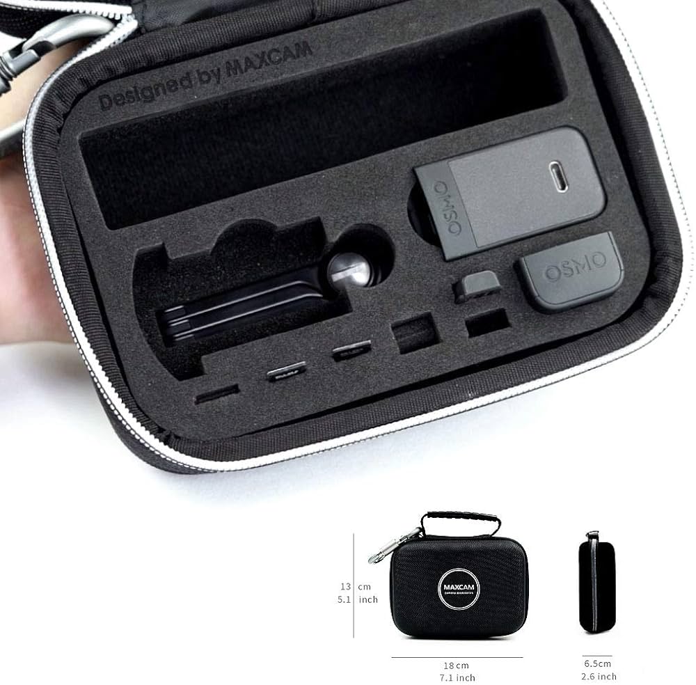 MAXCAM Carrying Small Case Compatible with DJI Pocket 2 Creator