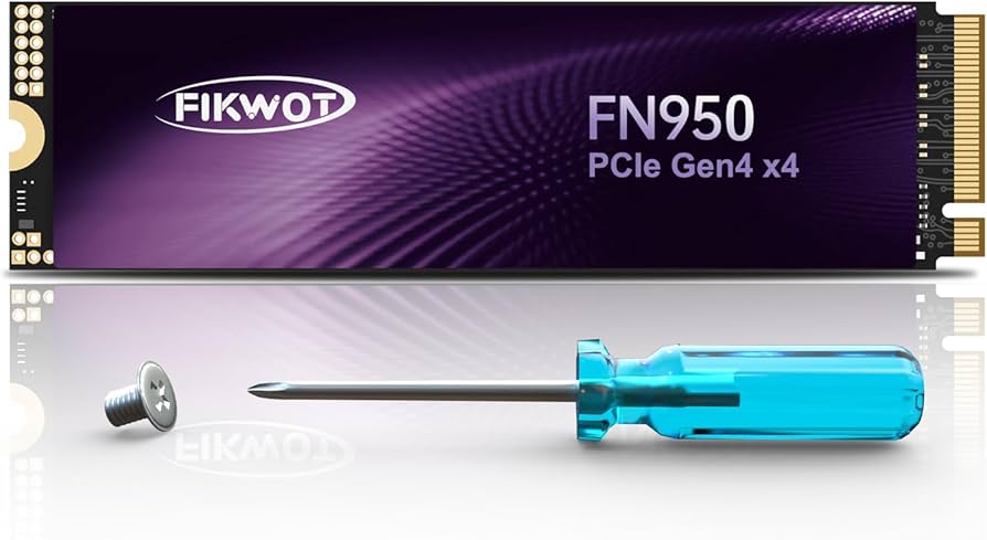 Amazon.com: Fikwot FN950 500GB NVMe SSD PCIe Gen4x4 M.2 2280,Read