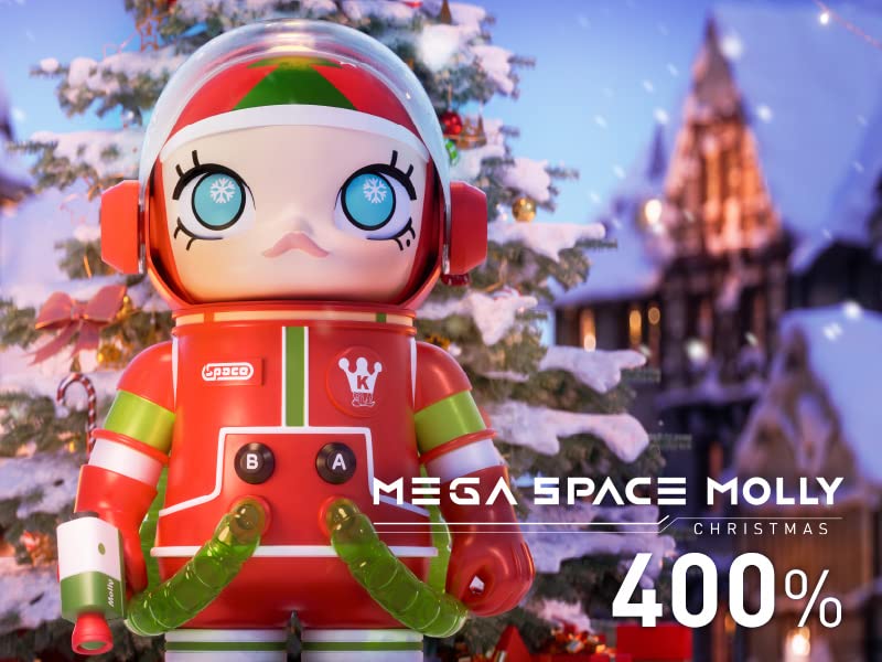Amazon | POP MART MEGA コレクション 400% SPACE MOLLY CHRISTMAS