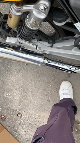 Amazon | CB400SF NC31 DJガニマタ6分割マフラー メッキ アウター