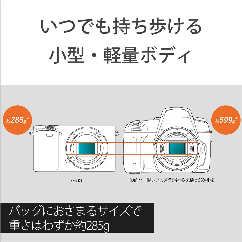 Amazon | SONY ミラーレス一眼 α6000 ボディ シルバー ILCE-6000 S