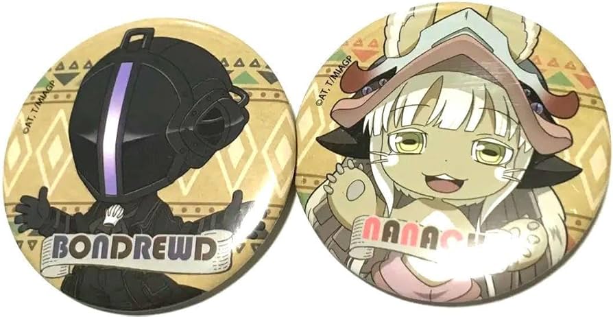 Amazon.co.jp: メイドインアビス 缶バッジ ボンドルド ナナチ : Toys