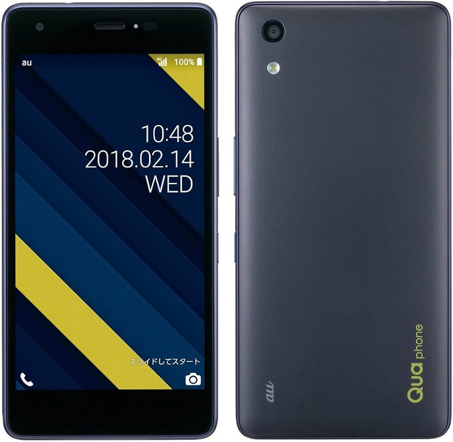 Amazon | au Qua phone QZ KYV44 インディゴ 白ロム | KYOCERA