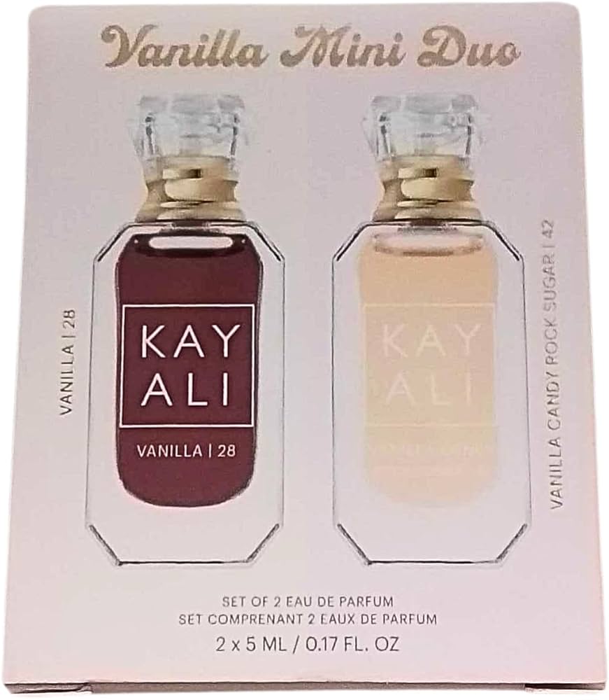 Amazon.com : KAYALI Mini Vanilla Perfume Duo Set 2 X 5 ml (Vanilla
