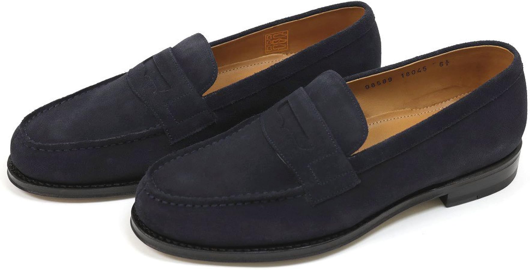 Amazon | [ジャランスリウァヤ] ローファー ネイビースエード 98589