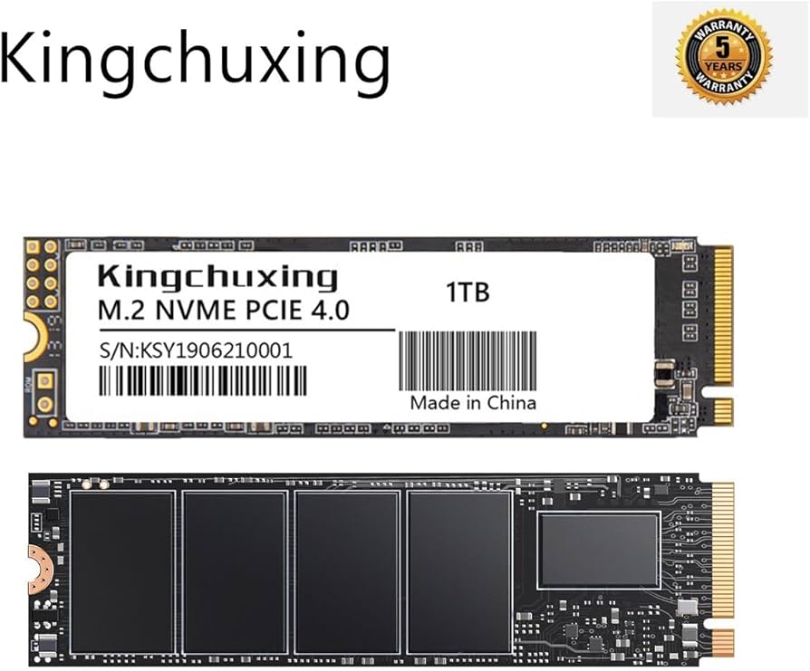 Amazon.com: Kingchuxing NVMe SSD 1TB, PCIe 4.0 M.2 2280 Gaming SSD