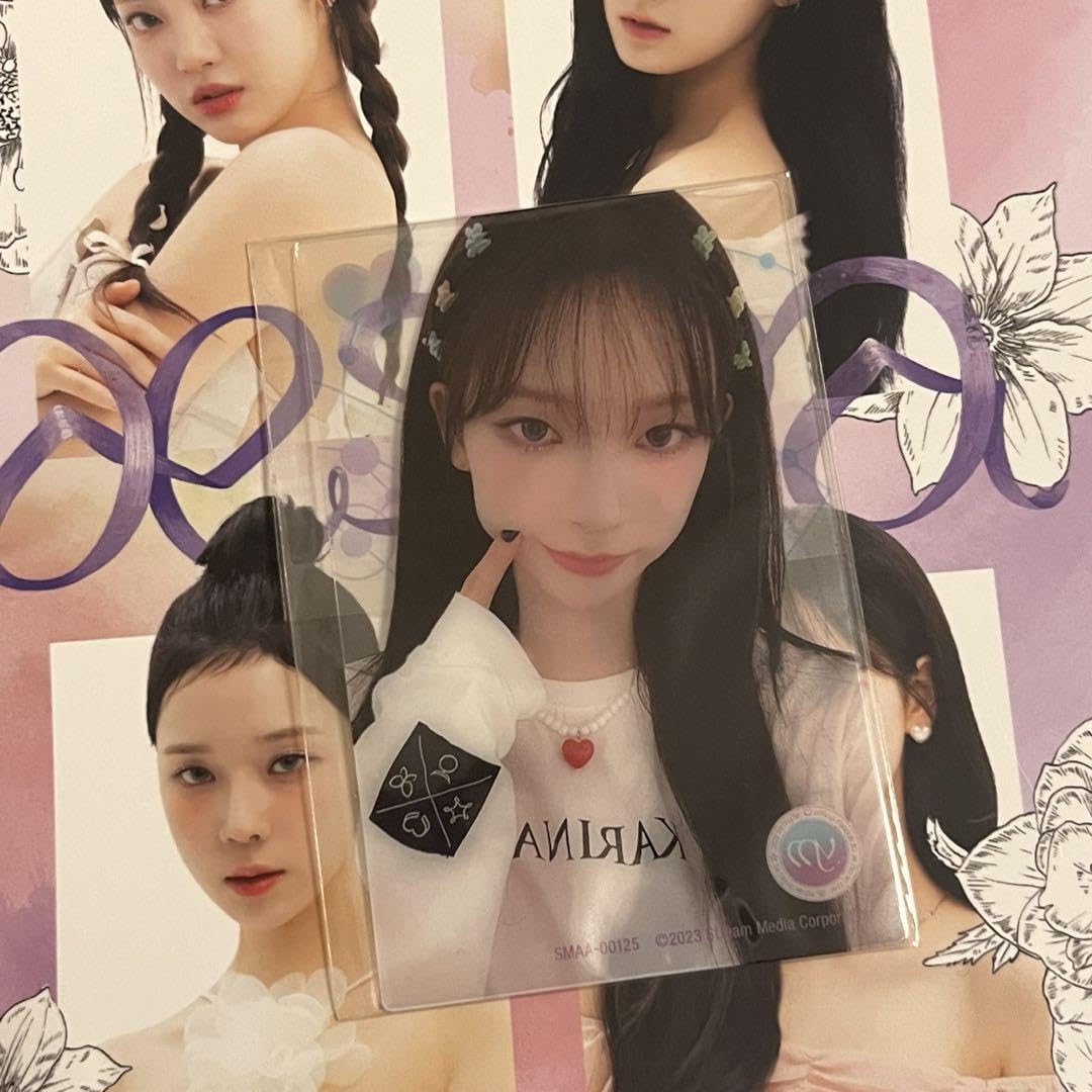 Amazon.co.jp: aespa FC 特典 カリナ トレカ クリアトレカ クリア