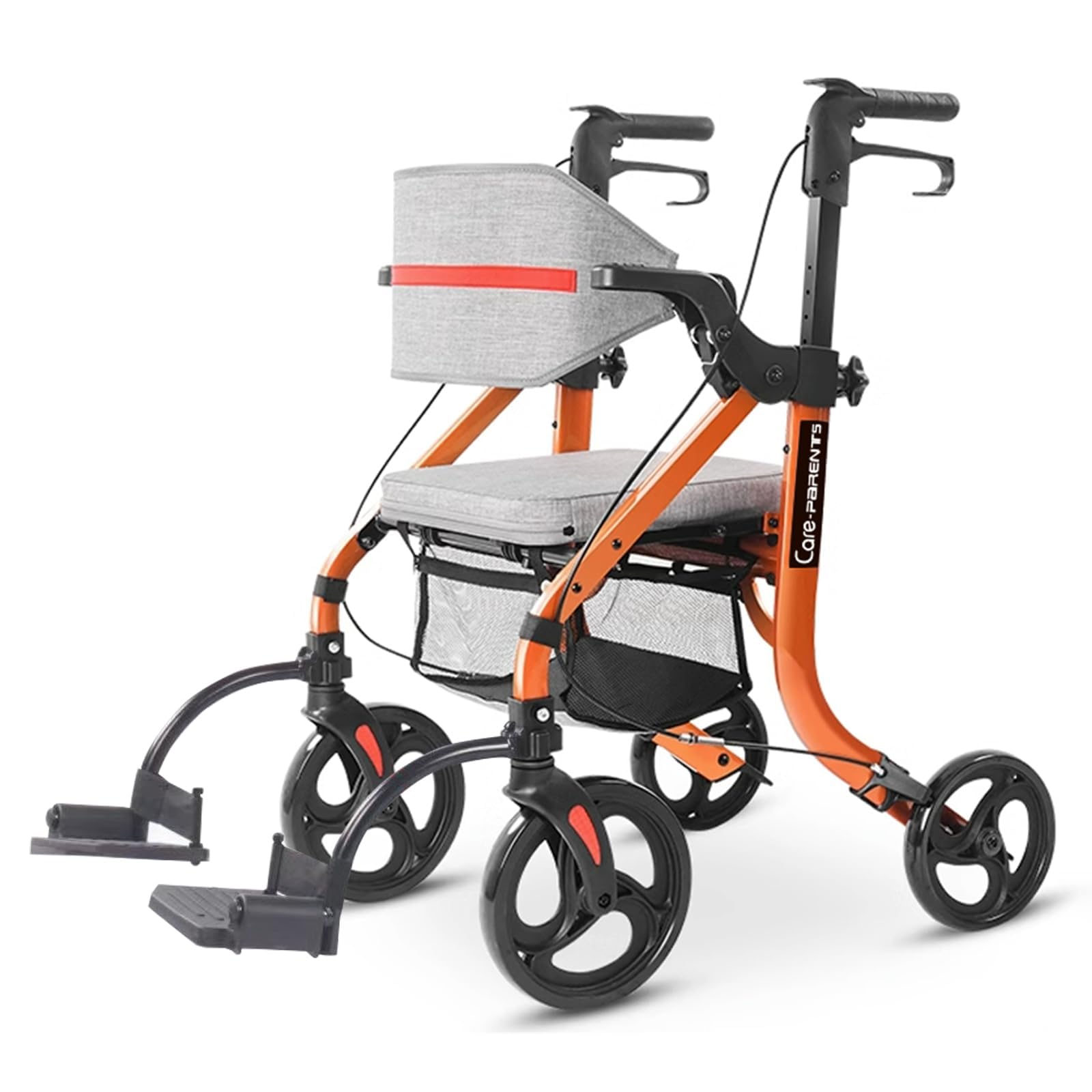 Amazon | Care-Parents 歩行器 車椅子 兼用 四輪歩行車 シルバーカー