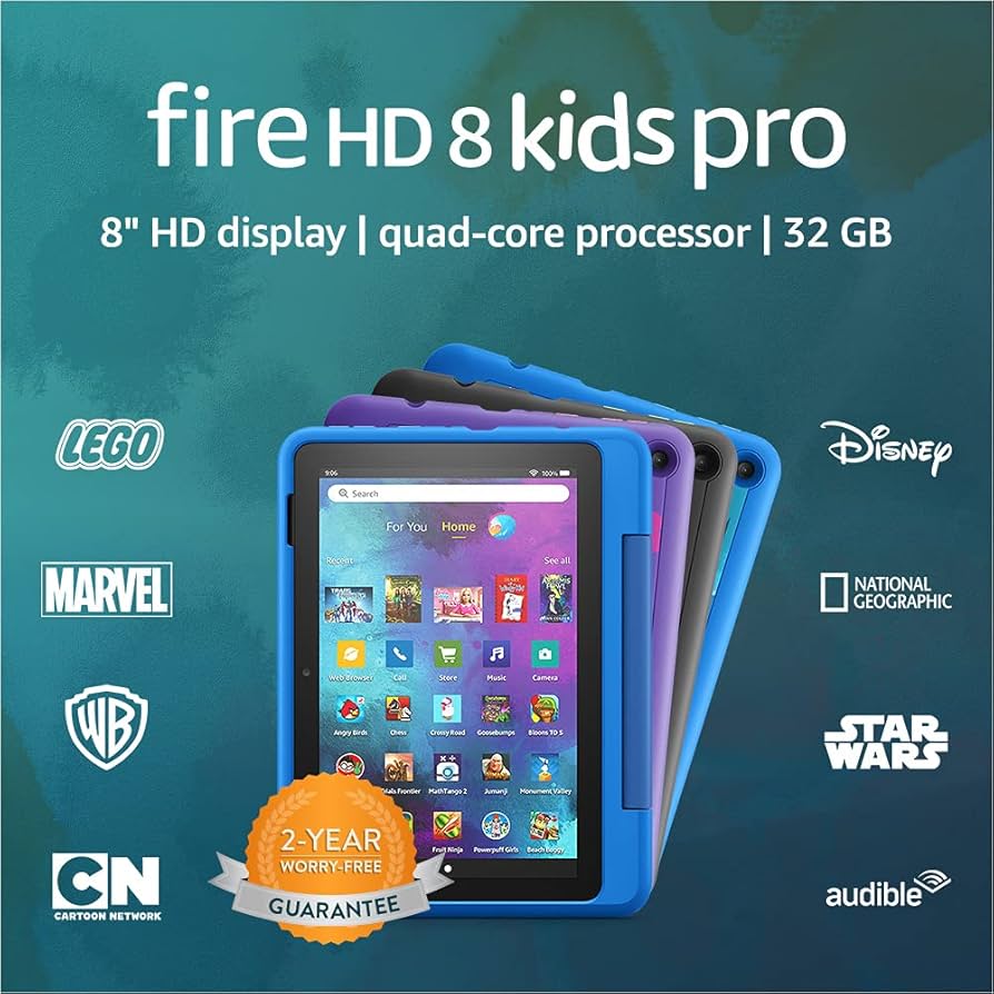 Amazon Official Site: Fire HD 8 Kids Pro tablet, 8