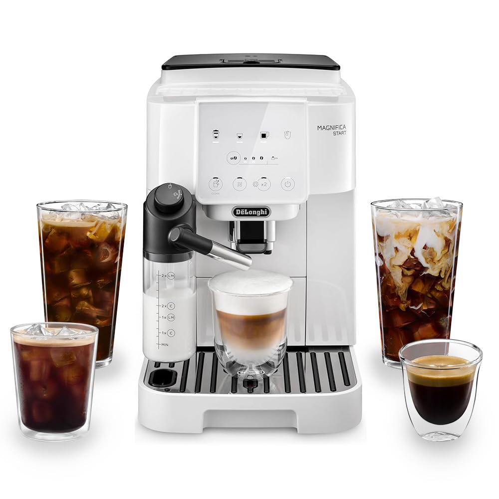 RC96美品✨ デロンギ 全自動コーヒーマシン ホワイト 新生活応援