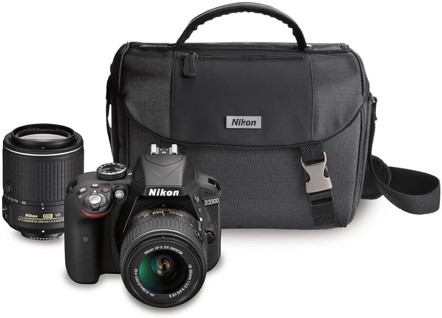Amazon.com : Nikon D3300 DX-format DSLR Kit w/ 18-55mm DX VR II
