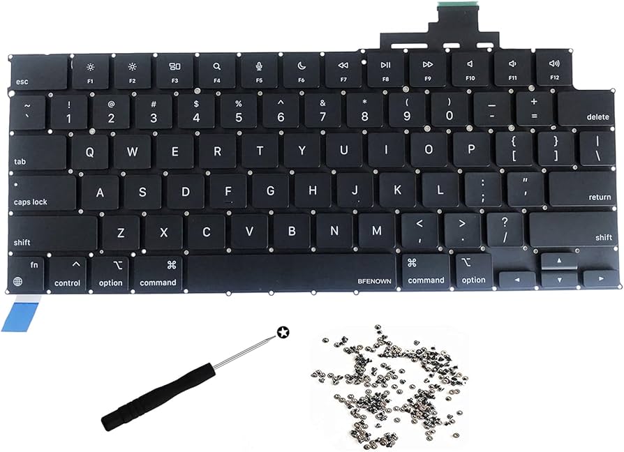 Amazon.com: Bfenown Replacement US Keyboard for MacBook Air M2 M3