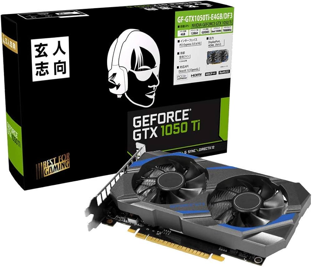 Amazon | 玄人志向 NVIDIA GeForce GTX 1050Ti 搭載 グラフィック