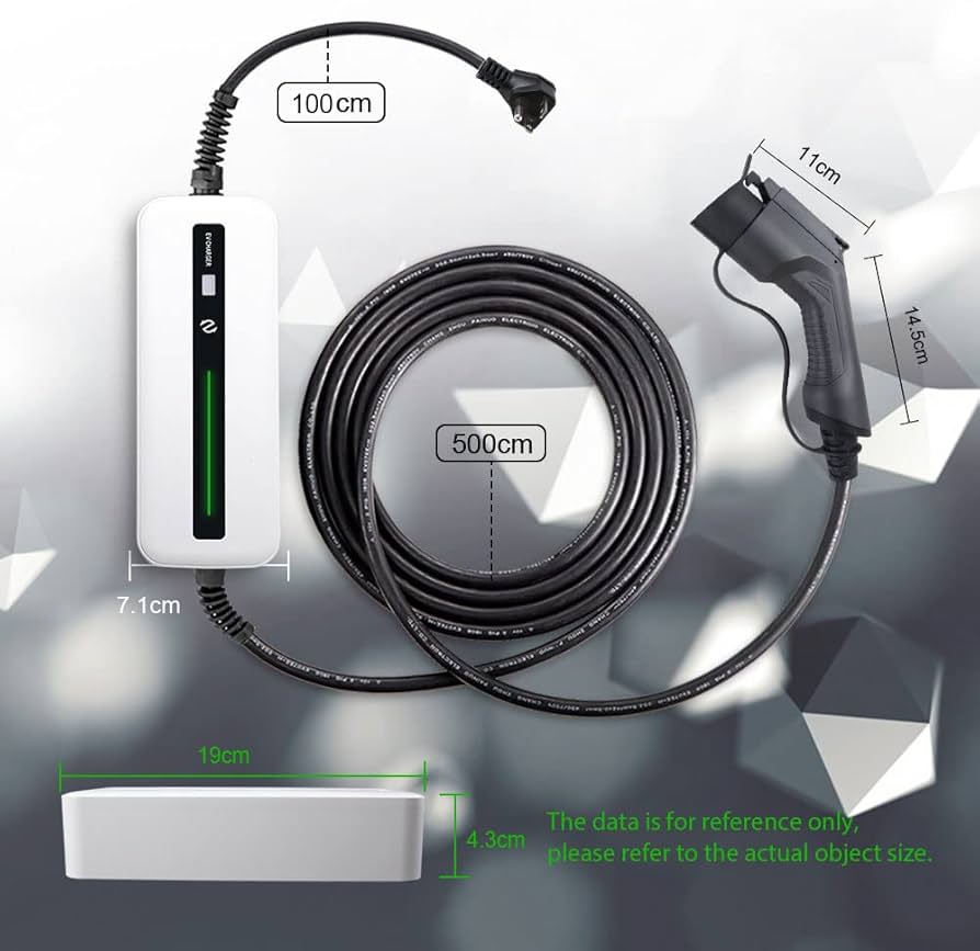 Amazon.co.jp: Morecevse EV充電器 電気自動車用ポータブル充電器 10 A