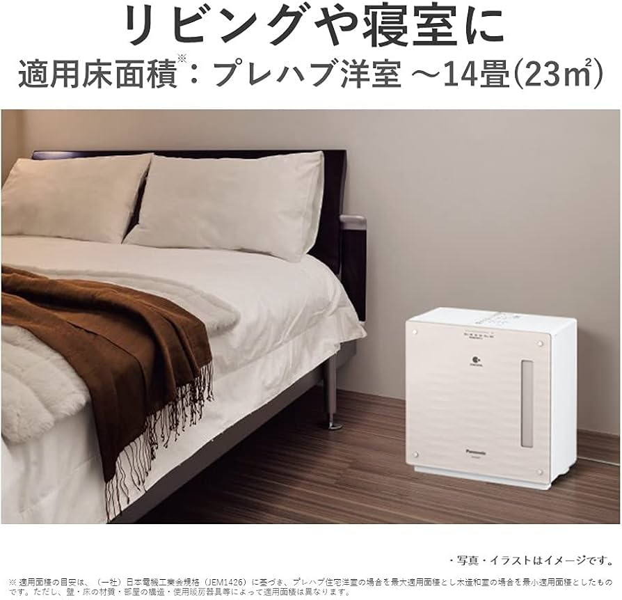 Amazon.co.jp: パナソニック 加湿器 気化式 ナノイー搭載 ~14畳