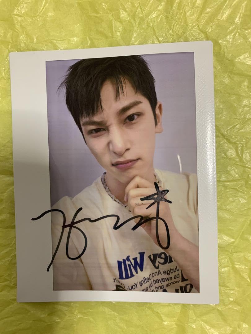 TREASURE ジフン 直筆サイン入りポラ TREASURE ジフン 直筆サイン入り