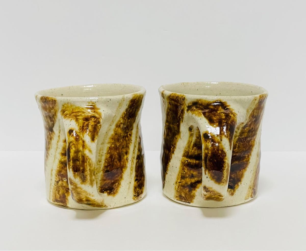 Amazon | 、沖縄 やちむん 愛陶芸 迎里正光作 マグカップセット | ノー