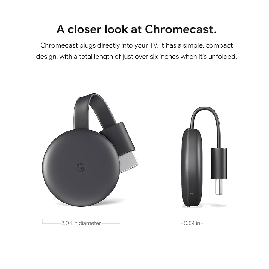 Amazon.co.jp: Google Chromecast - HDMIケーブル付きストリーミング
