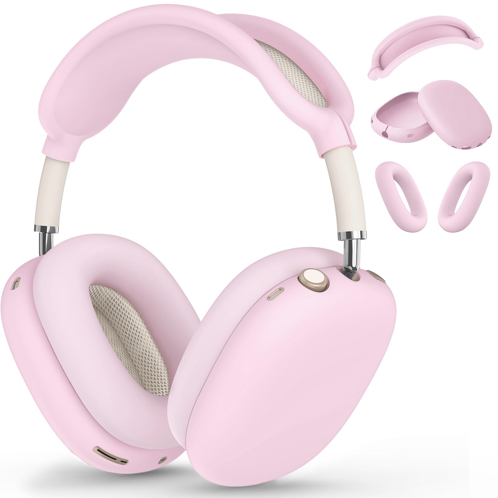 Amazon | AirPods Max用シリコンケースカバー イヤーパッドケース