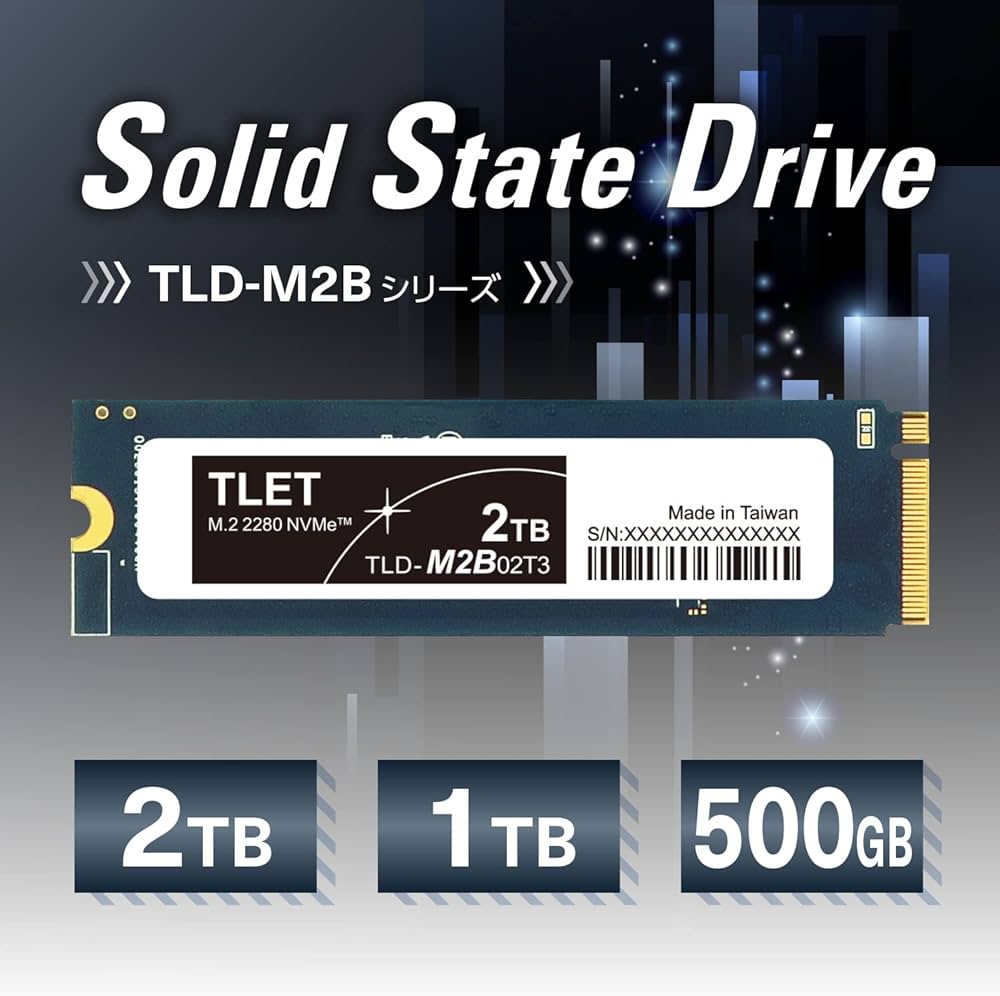Amazon | 東芝エルイートレーディング(TLET) 内蔵SSD 2TB PCle Gen3x4