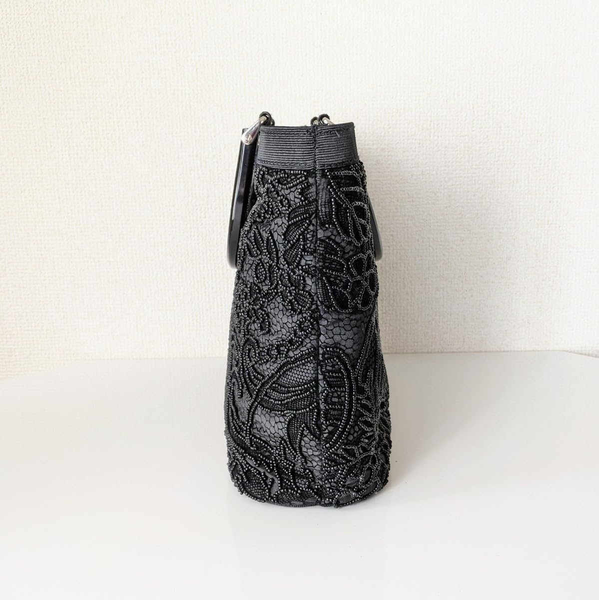 Amazon.co.jp: ビーズバッグ L'oro ヴィンテージ 黒 昭和レトロ