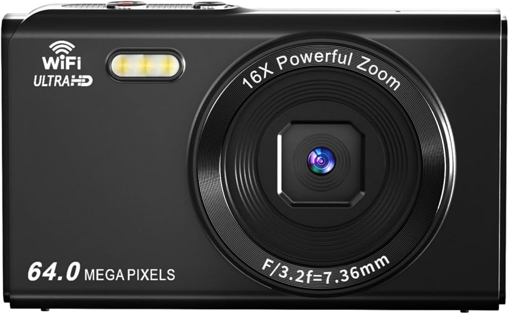 Amazon | YULINJIA デジカメ4K スマホに送れる デジタルカメラ WIFI