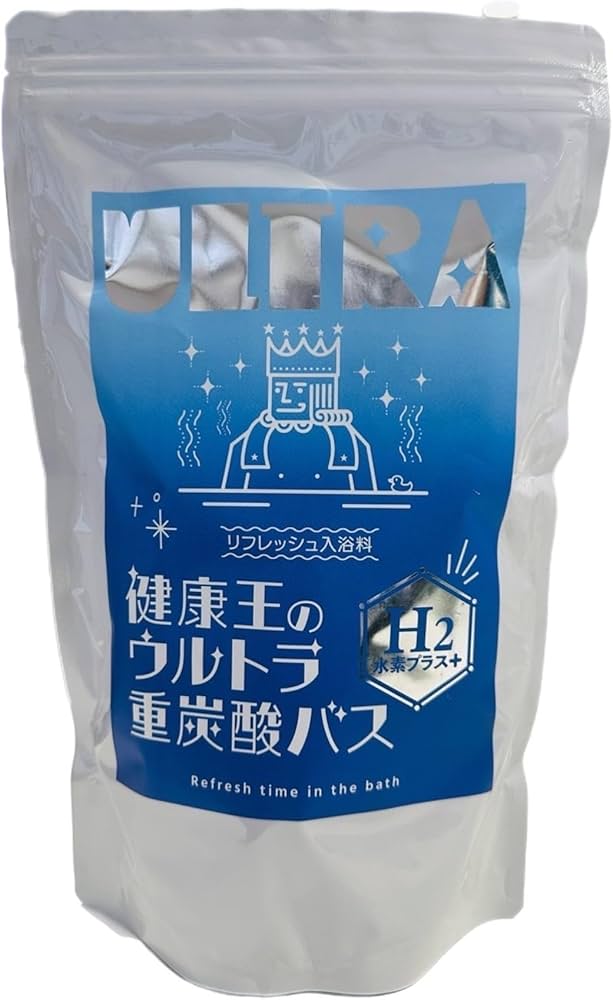 Amazon | 健康王のウルトラ重炭酸バス 水素プラス【単品】90錠 1ヶ月分