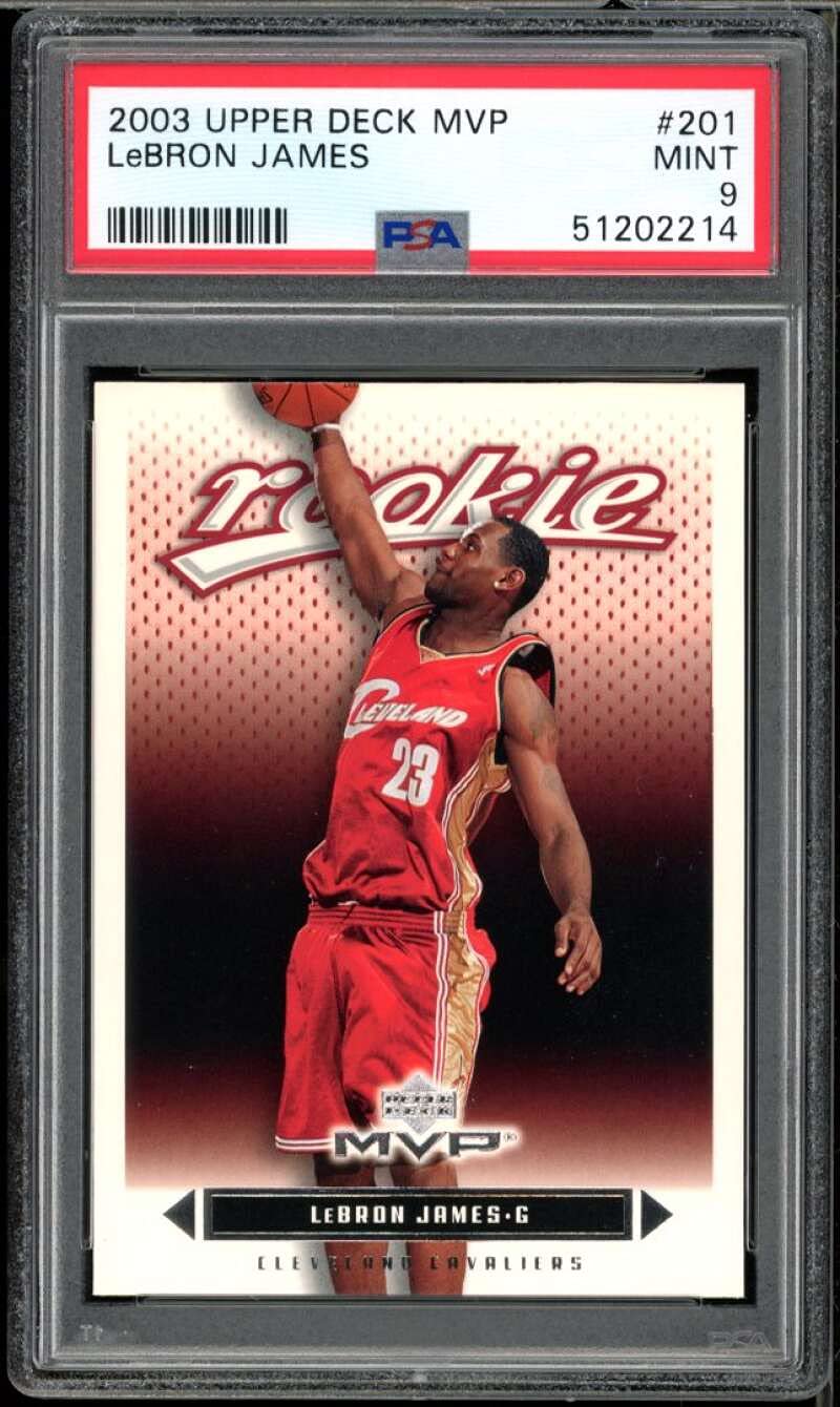 Amazon.com: 2003-04 Upper Deck MVP LeBron James #201 Rookie