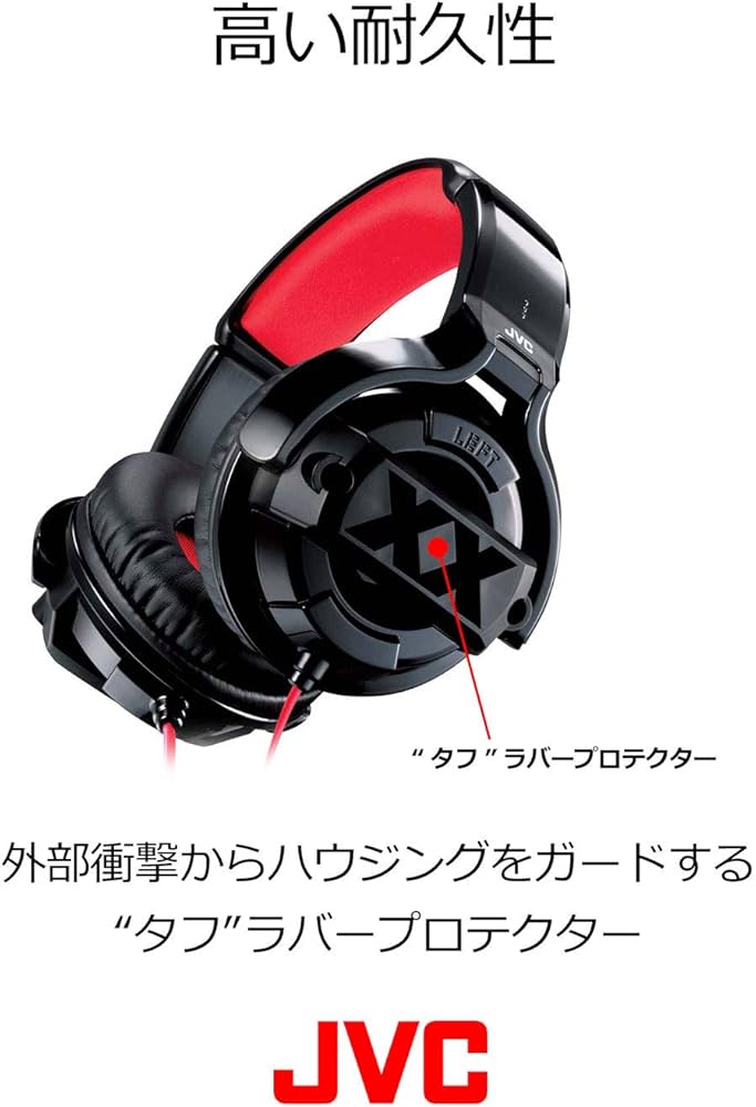 JVC HA-XM20X XX Series Sealed Headphones Black & Red : Amazon.ca