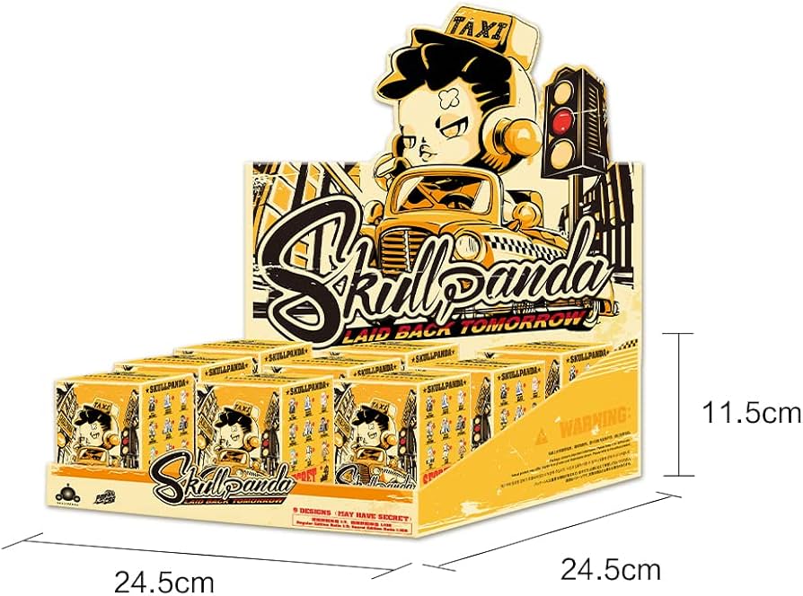 Amazon.co.jp: POP MART SKULLPANDA Laid Back Tomorrow シリーズ