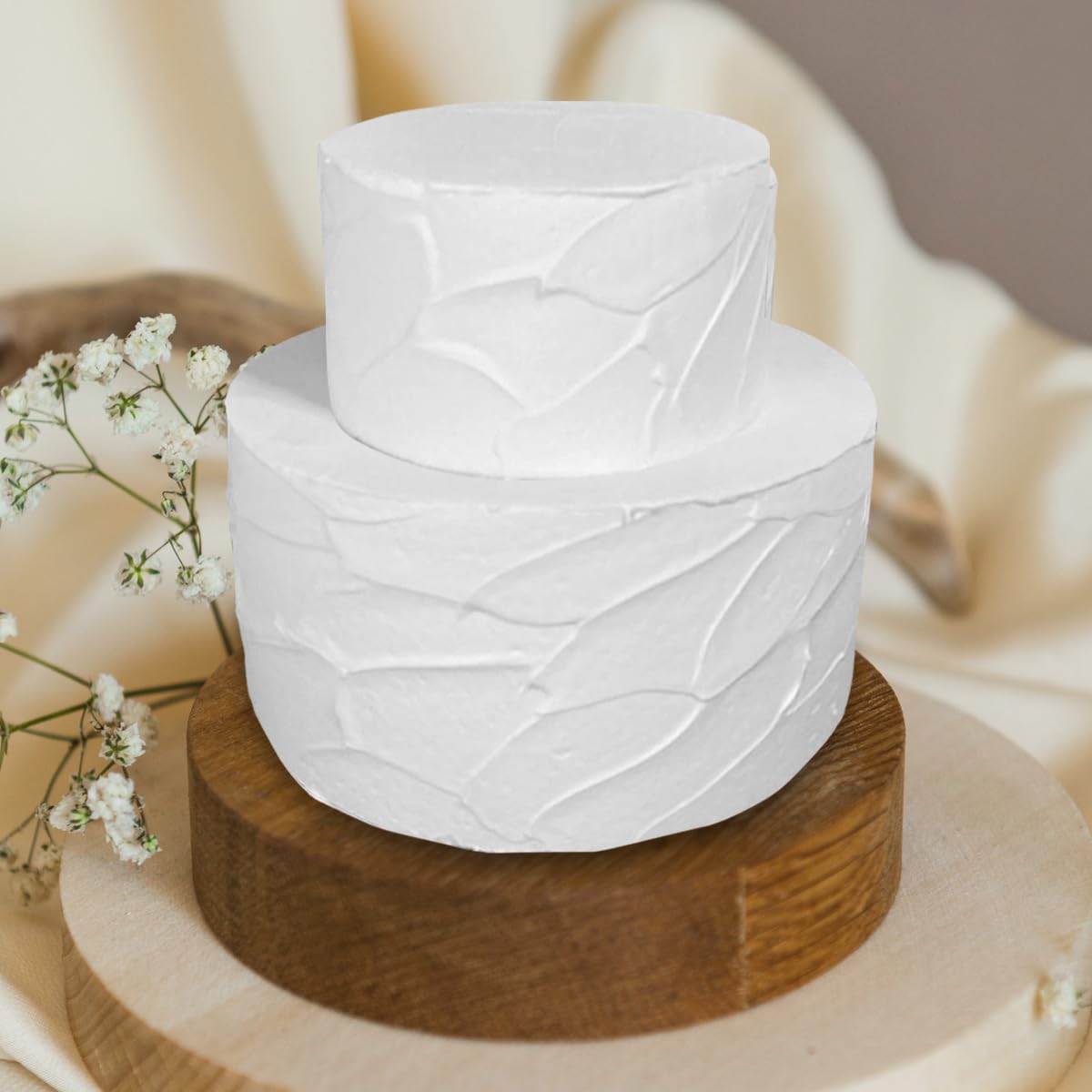 Amazon｜MMmall クレイケーキ 土台 2段 フェイクケーキ ダミーケーキ用