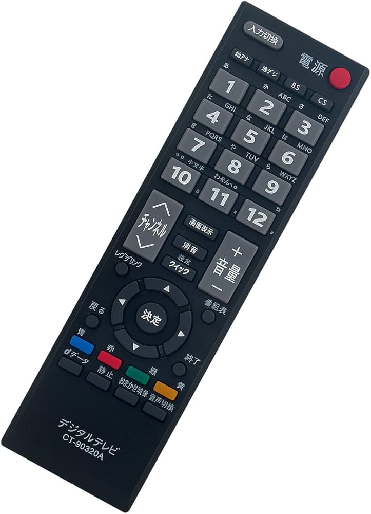 Amazon | テレビ用リモコン 汎用リモコン fit for 東芝 CT-90320A CT