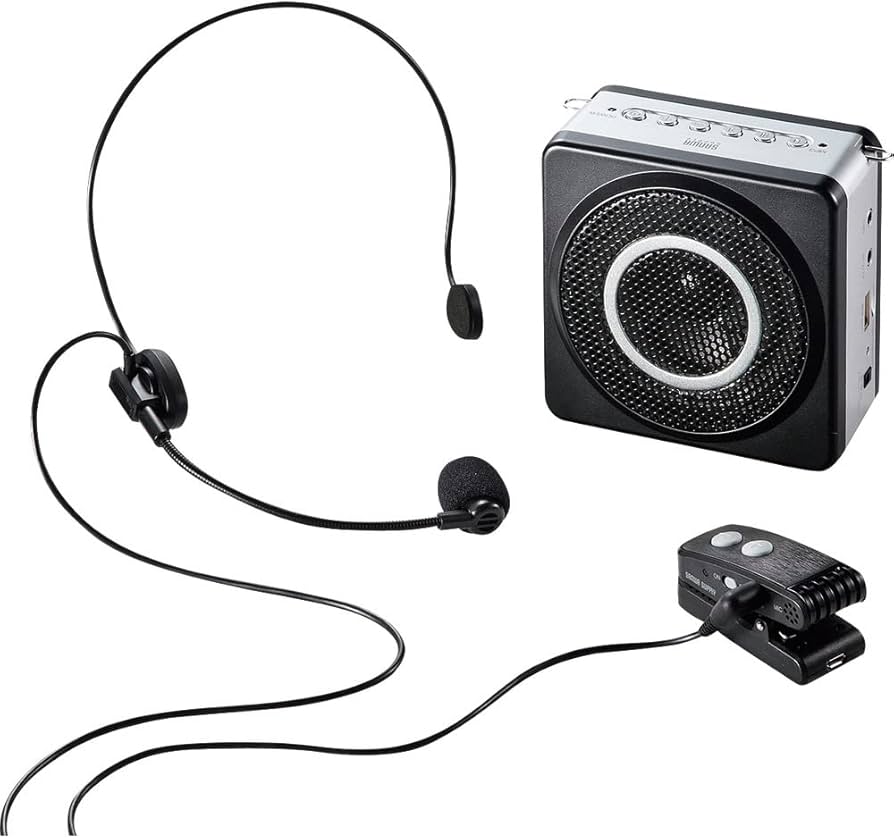 Amazon | サンワサプライ ワイヤレスポータブル拡声器 MM-SPAMP5