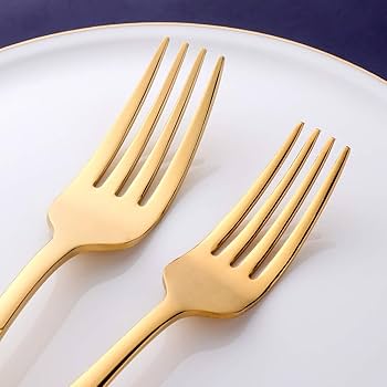 Amazon | Do Buy カトラリーセット 5本セット ゴールド 洋食器 18-8