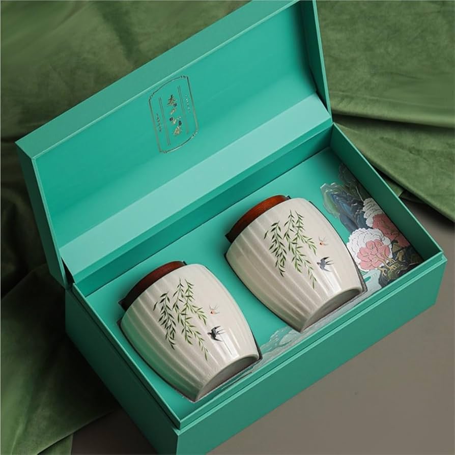 新品】中国茶 高級ギフト 六層木製ボックス 茶葉＋茶器セット#茶 楽天