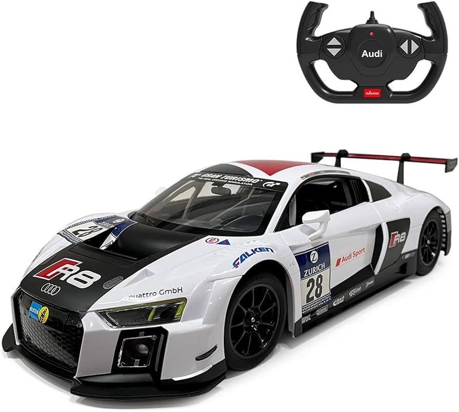 Amazon.co.jp: RASTAR アウディ RCカー 1/14 Audi R8 パフォーマンス