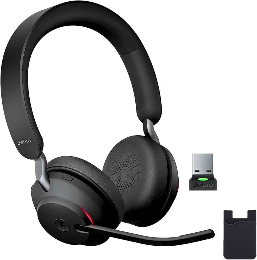 Amazon.com: Jabra Evolve2 65 Wireless Headset Certified for MS