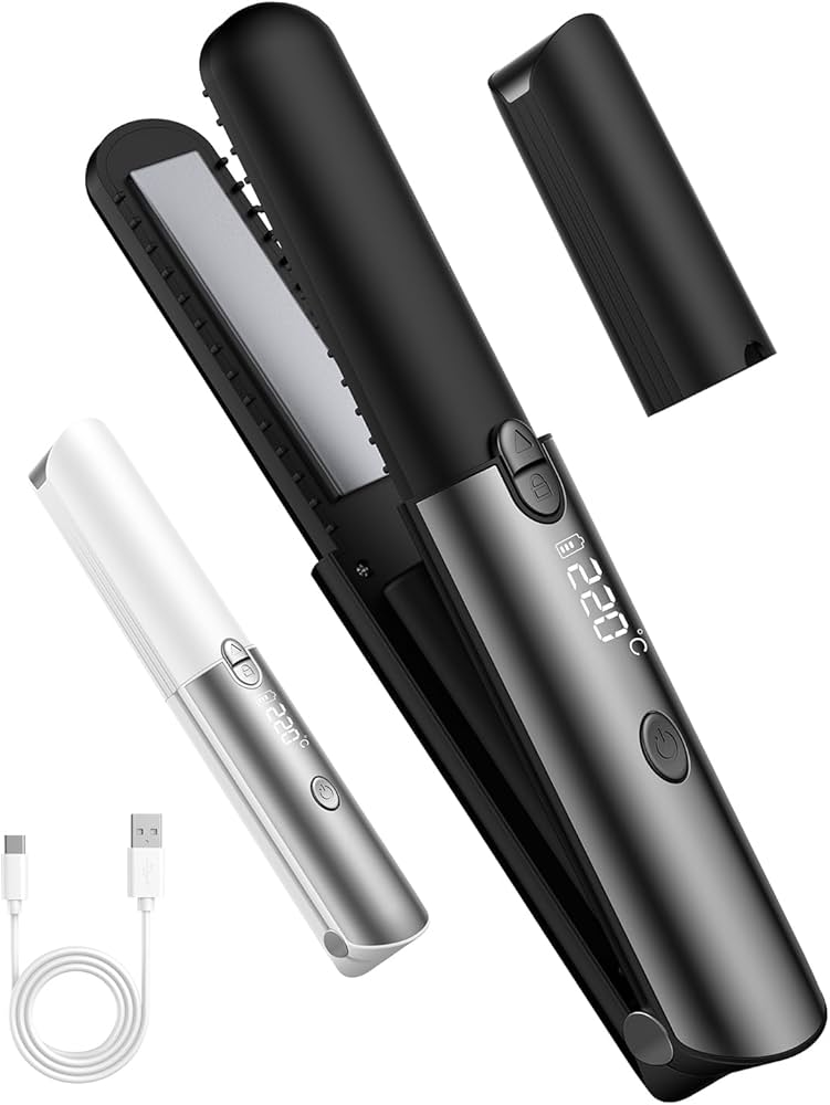 Amazon | ストレート ヘアアイロン コードレス【2025新登場】ミニ