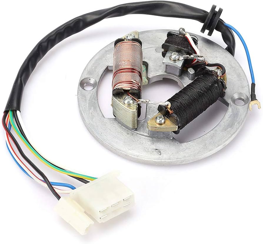 Amazon | バイク用ステーターコイル コイル点火電磁ステータープレート