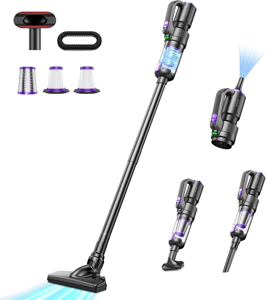 Amazon | 掃除機 コードレス 28000pa超強力吸引【2025業界初!吹き飛ぶ