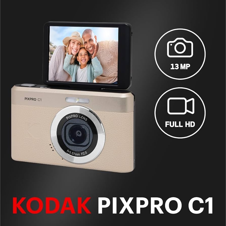 Amazon.com : Kodak PIXPRO C1 Friendly Zoom Digital Camera - 13MP