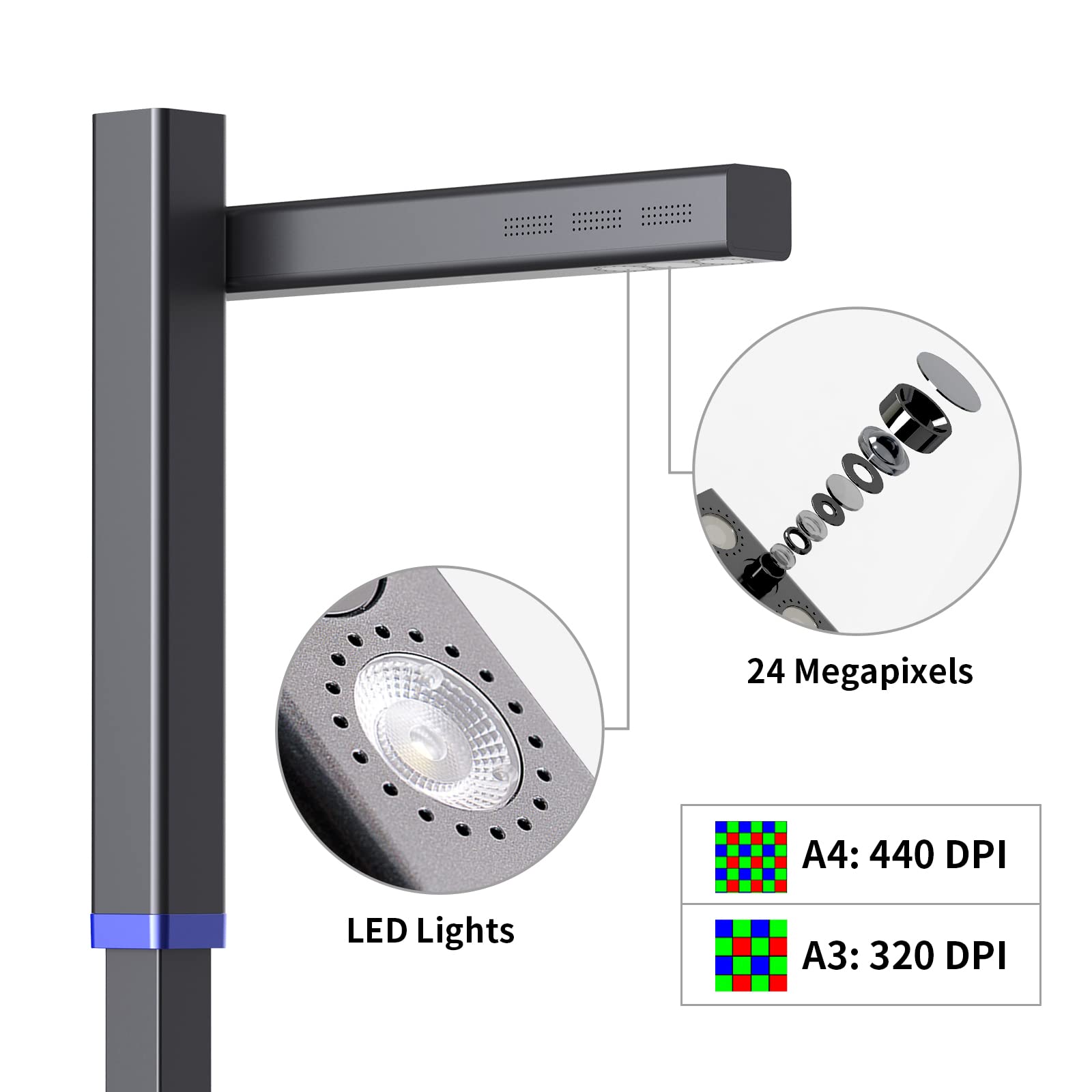 Amazon | CZUR Shine Ultra Pro 24MP ドキュメントスキャナー USB