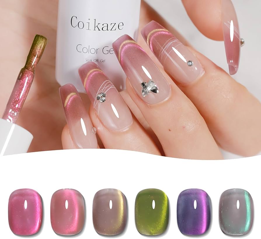 Amazon | Coikaze マグネットジェル マグネットネイル ジェル バイ