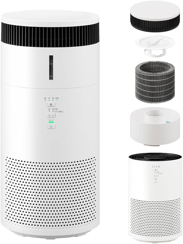 Amazon.co.jp: アイリスオーヤマ 空気清浄機 加湿機能付き 10畳 加湿