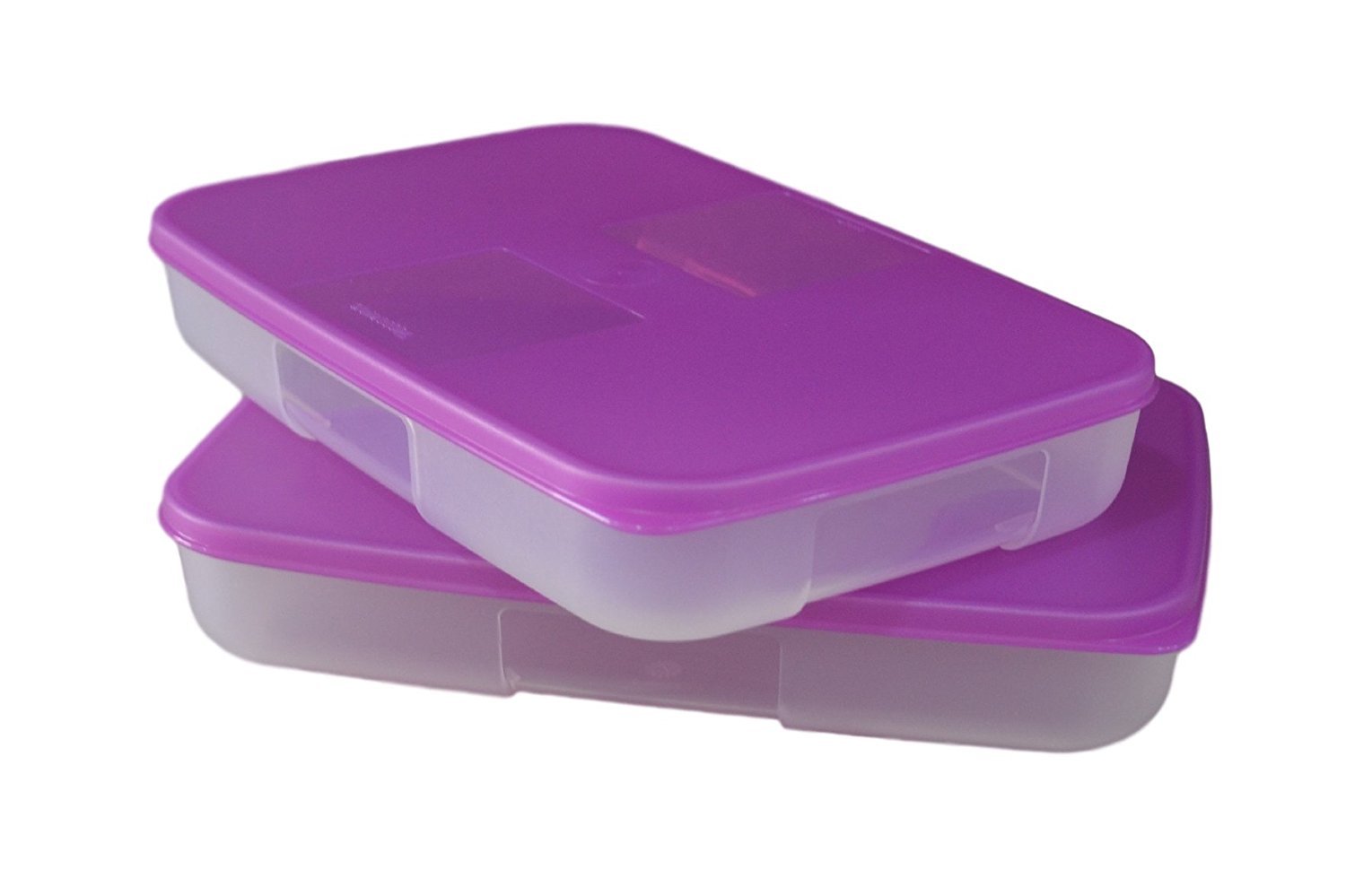 新品 Tupperware フリーザーメイト パープル 24点セット ②