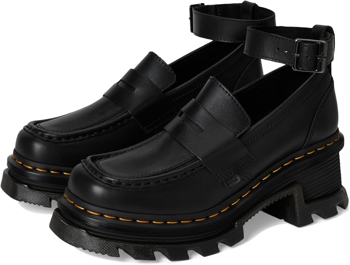 Dr. Martens Women's Corran Loafer, Black Wanama, 11 : Amazon.ca