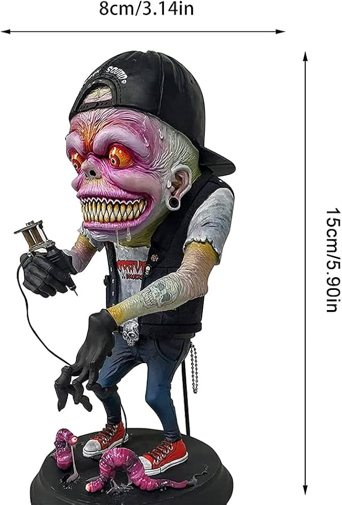 Amazon.com: CeFurisy Halloween Angry Big Mouth Statue, Novelty