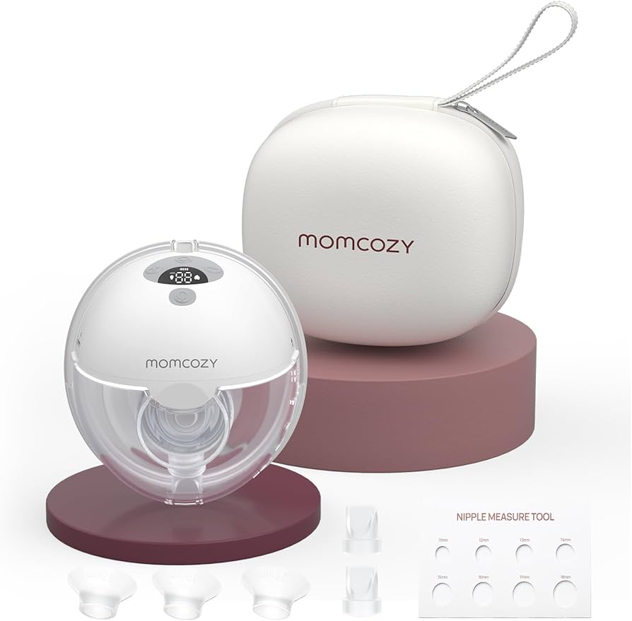 Amazon.co.jp: Momcozy M5 搾乳機 電動 ハンズフリー さく乳器 着用式