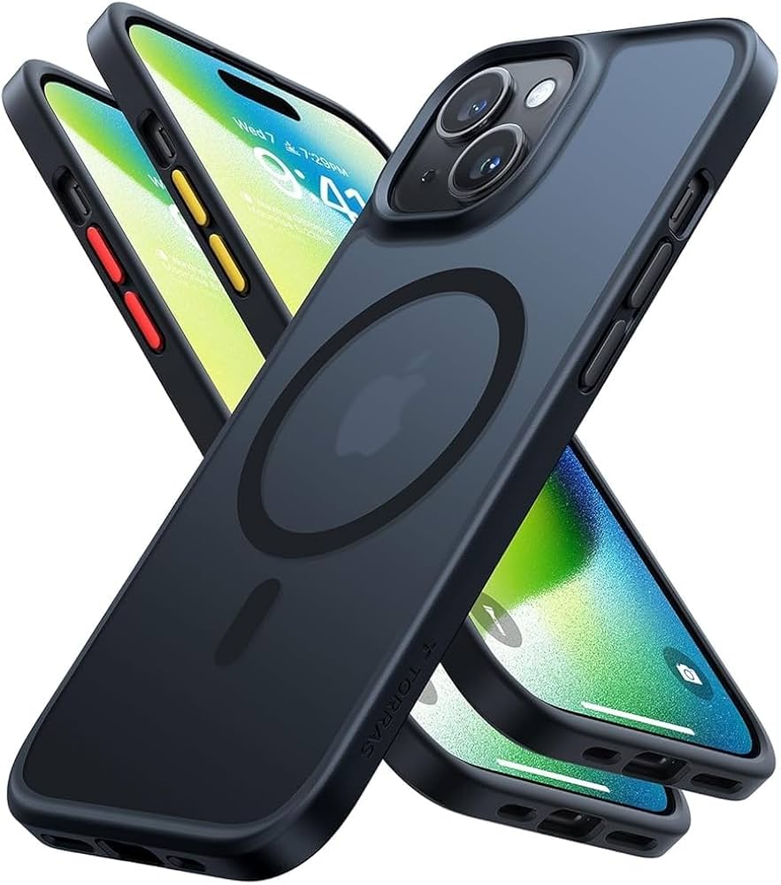 Amazon.com: TORRAS Magnetic Shockproof for iPhone 15 Case iPhone