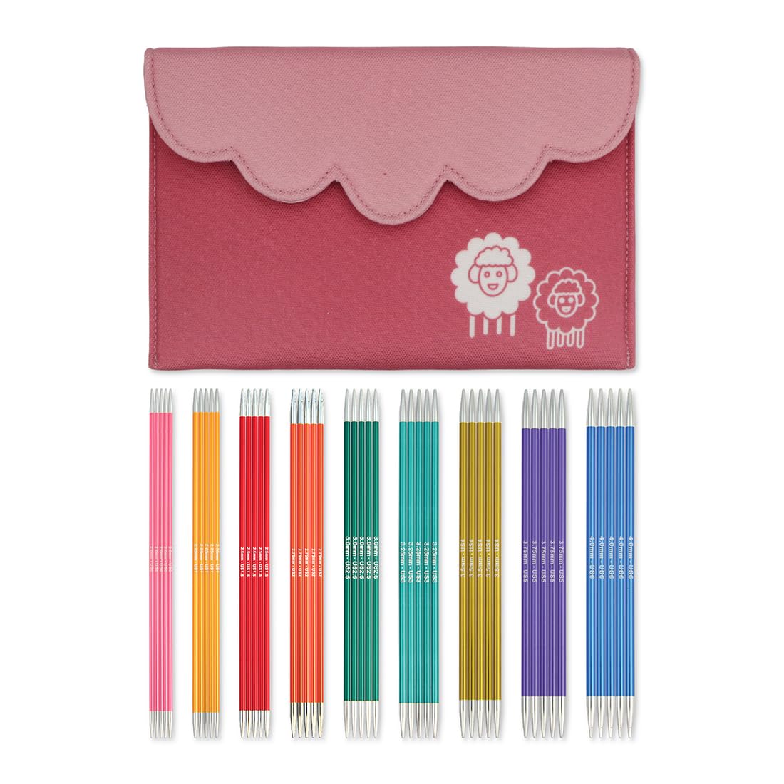 Amazon.co.jp: KnitPro Zing デラックスダブルポインテッドニードル